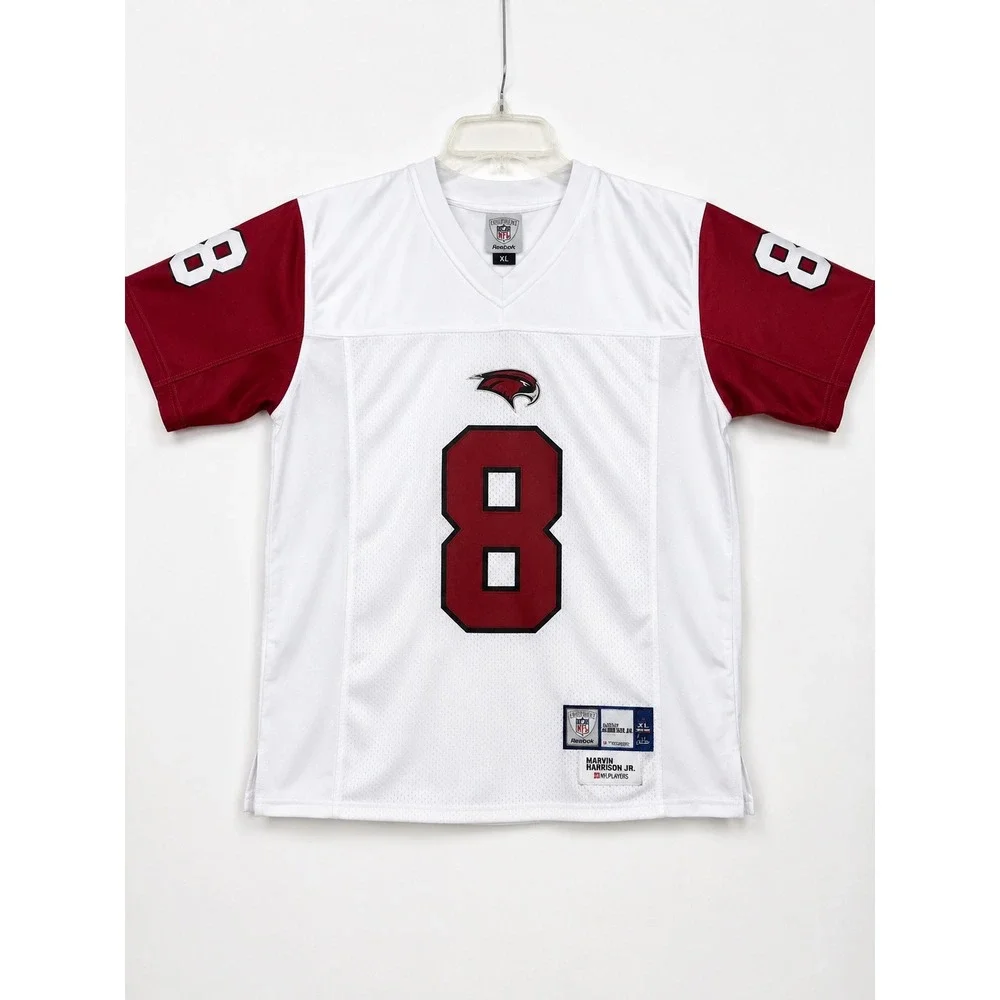 Reebok Marvin Harrison Jr 18 Arizona Cardinals Jersey White Stitched Mens XL NFL